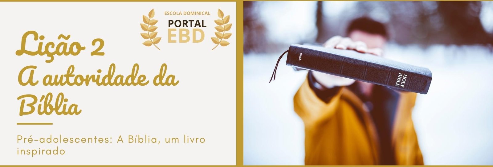 Portal EBD - Lição 1 - Inspiração divina e autoridade da Bíblia IV