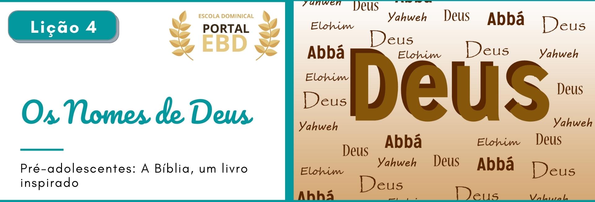 Estudo sobre os nomes de Deus